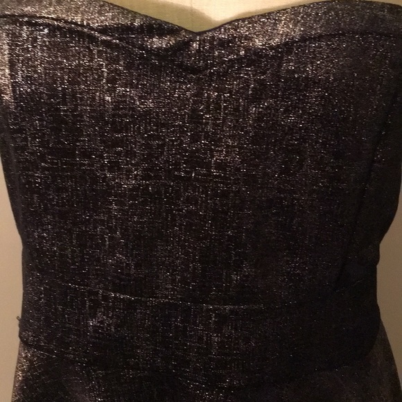 NWT Free People Shattered Velvet Shine Strapless Dress - Picture 5 of 10